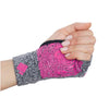 Props Grey Pink Freedom Workout Gloves - Folded palm