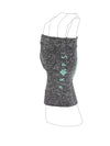 Props Grey Aqua Freedom Workout Gloves - Straight back hand
