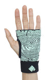 Props Black Aqua Staple Workout Gloves - Straight front hand