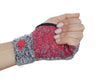 Props Athletics | Grey Red Staple Workout Gloves