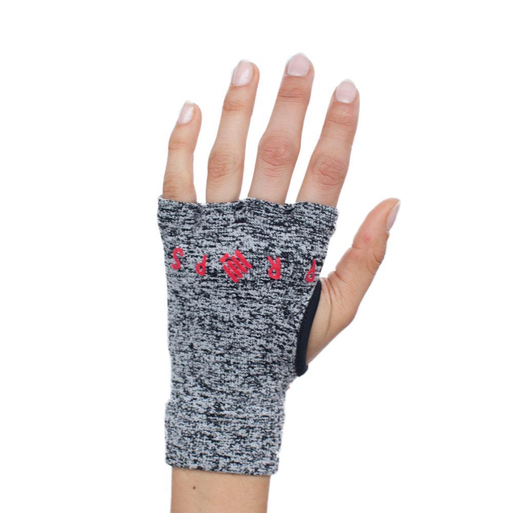 Props Grey Red Staple Workout Gloves - Straight back hand