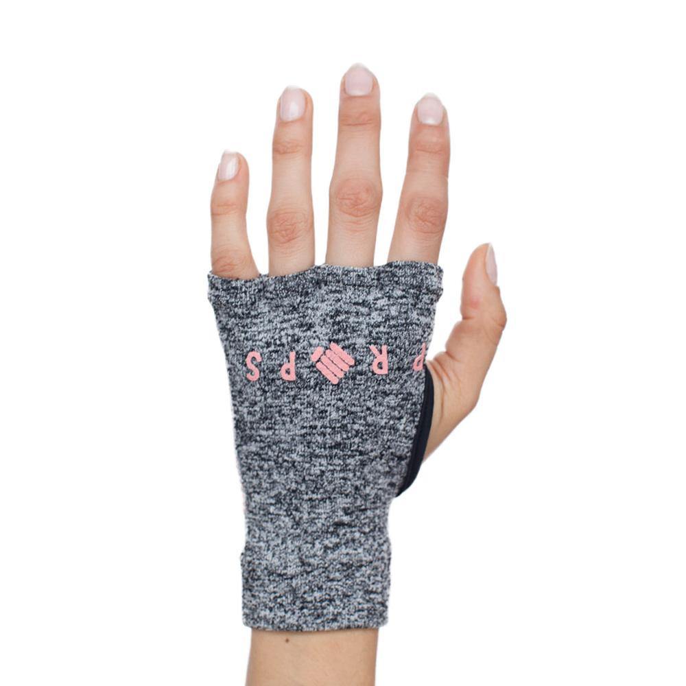 Props Grey Peach Staple Workout Gloves - Straight back hand