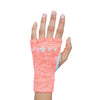 Props Coral Teal Staple Workout Gloves - Straight back hand