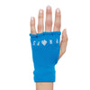 Props Bright Blue Staple Workout Gloves - Straight back hand