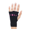 Props Black Pink Staple Workout Gloves - Straight back hand