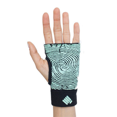 Props Black Aqua Freedom Workout Gloves - Straight front hand