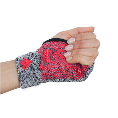 Props Athletics | Grey Red Staple Workout Gloves