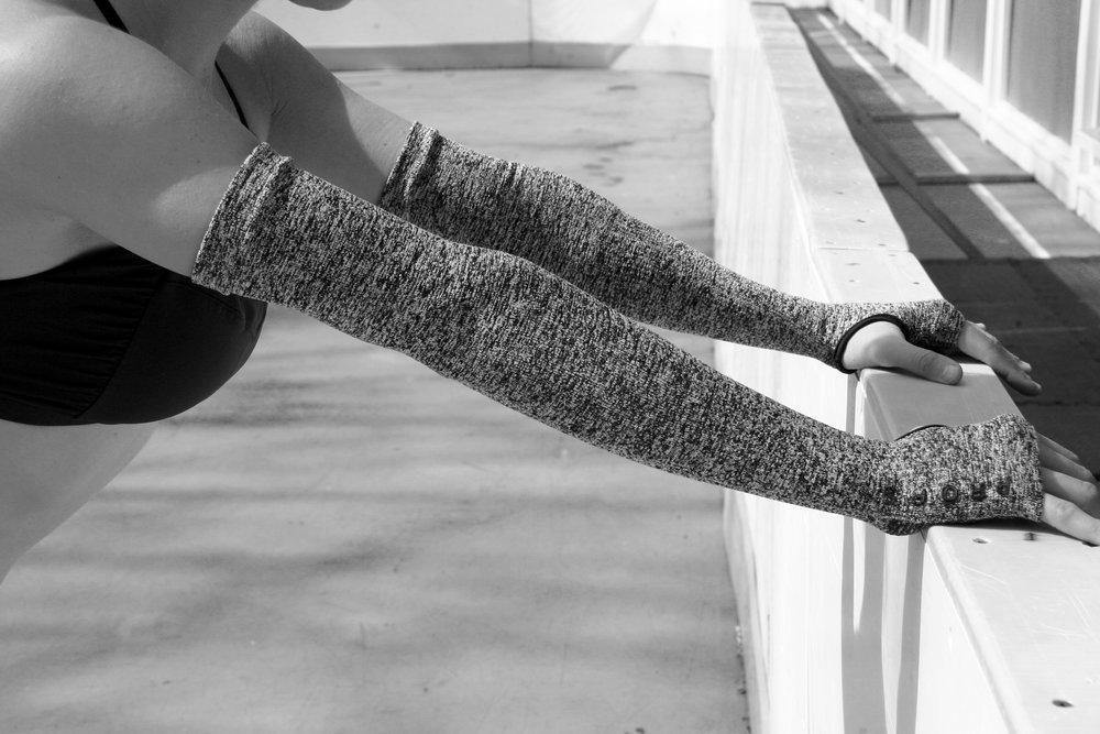 Props Athletics | Grey Arm Sleeves for push ups