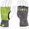 Props Grey Yellow Staple Workout Gloves - Product use