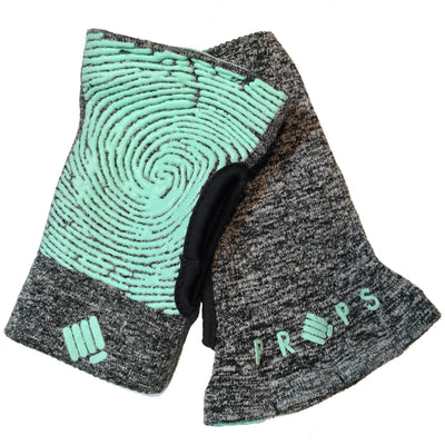 Props Grey Aqua Staple Workout Gloves - Product image