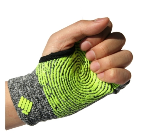 Props Athletics | Grey Yellow Staple Workout Gloves