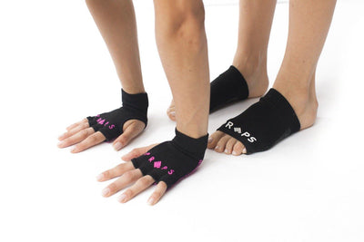 Props Athletics | Body Mat - Black Pink Workout Gloves and Black Foot Band