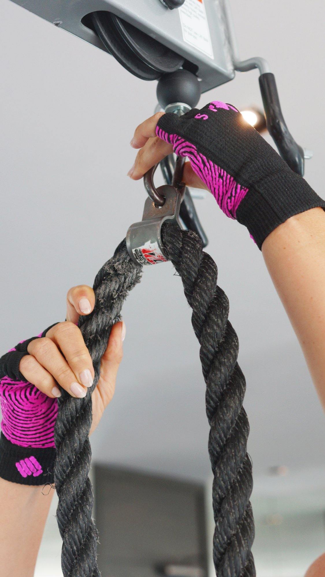 Props Black Pink Staple Workout Gloves - For weight lifting and training