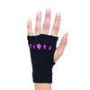 Props Black Pink Staple Workout Gloves - Straight back hand