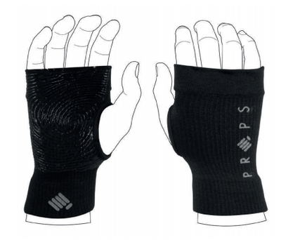 Props Black Freedom Workout Gloves - Front and Back