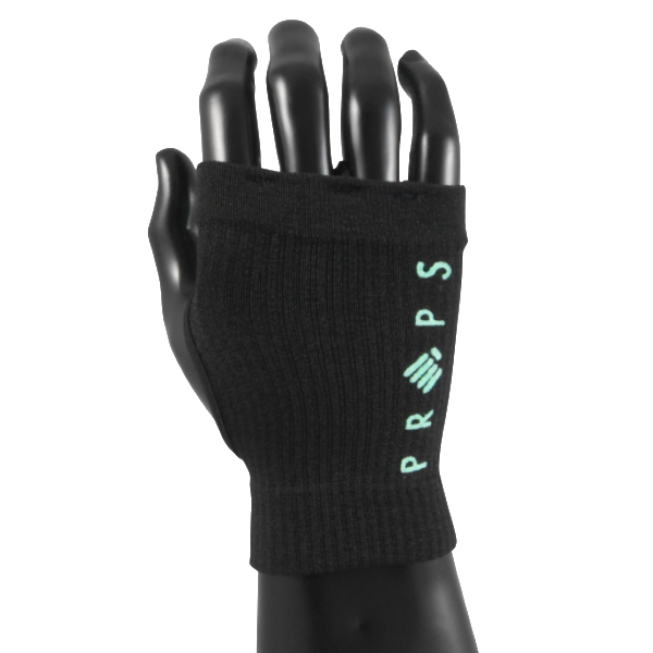 Props Black Aqua Freedom Workout Gloves - Straight back hand