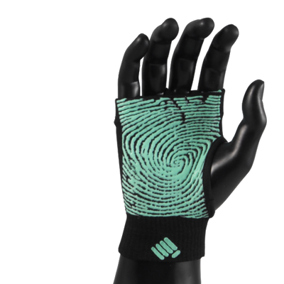Props Black Aqua Freedom Workout Gloves - Straight front hand