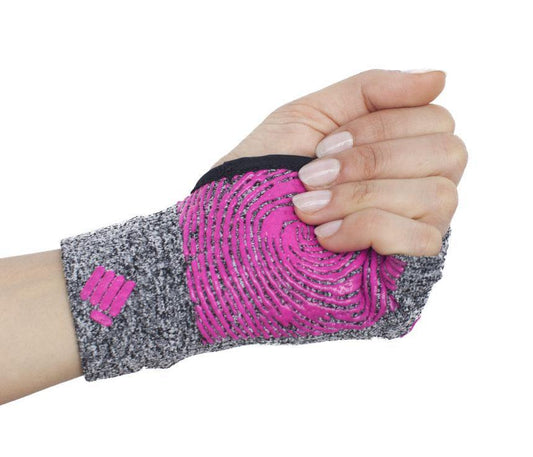 Props Athletics | Grey Pink Staple Workout Gloves