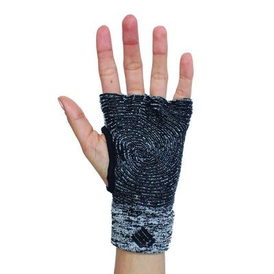 Props Grey Freedom Workout Gloves - Straight front hand