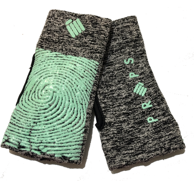 Props Grey Aqua Freedom Workout Gloves - Product image