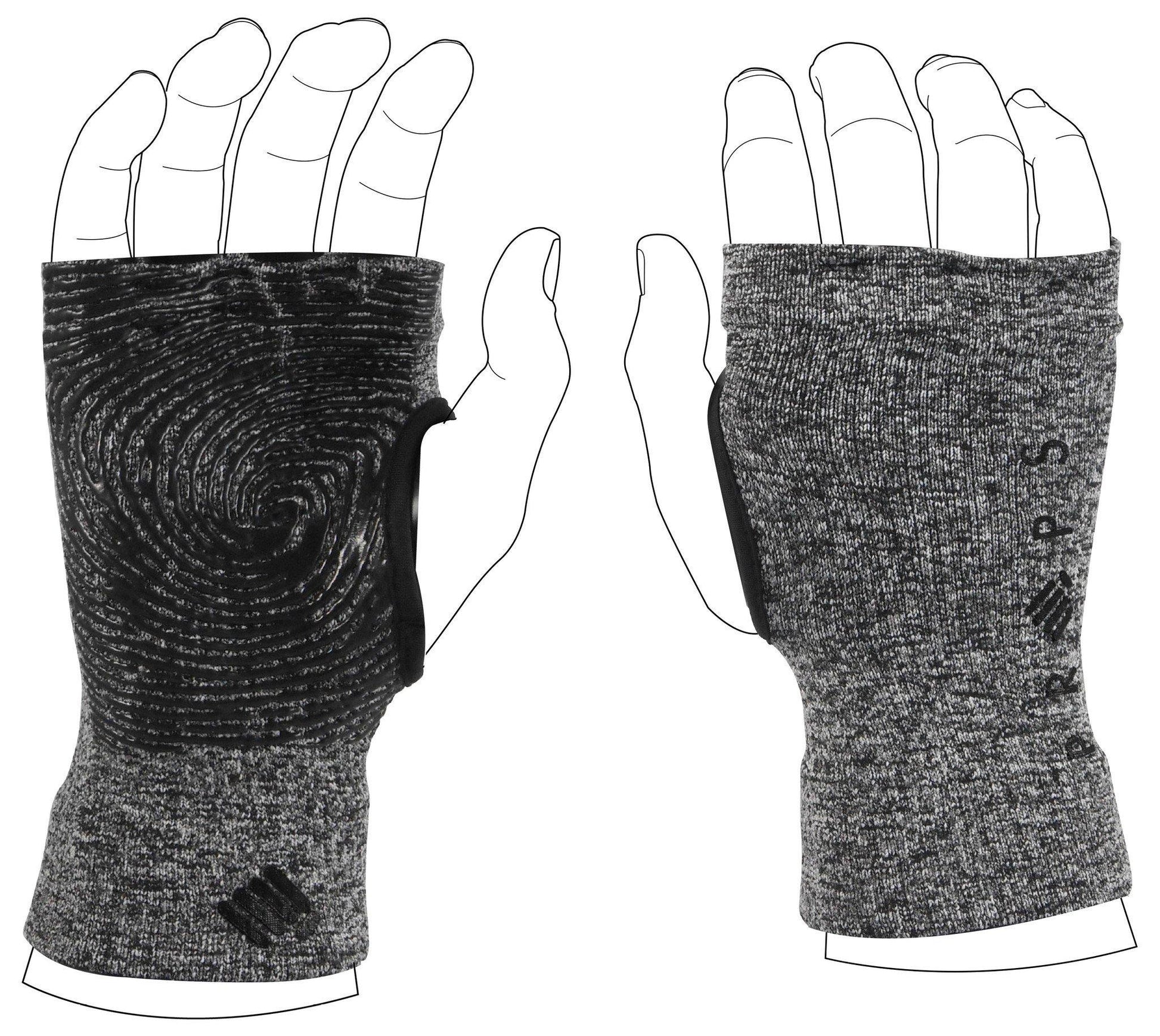 Props Grey Staple Workout Gloves - Product use