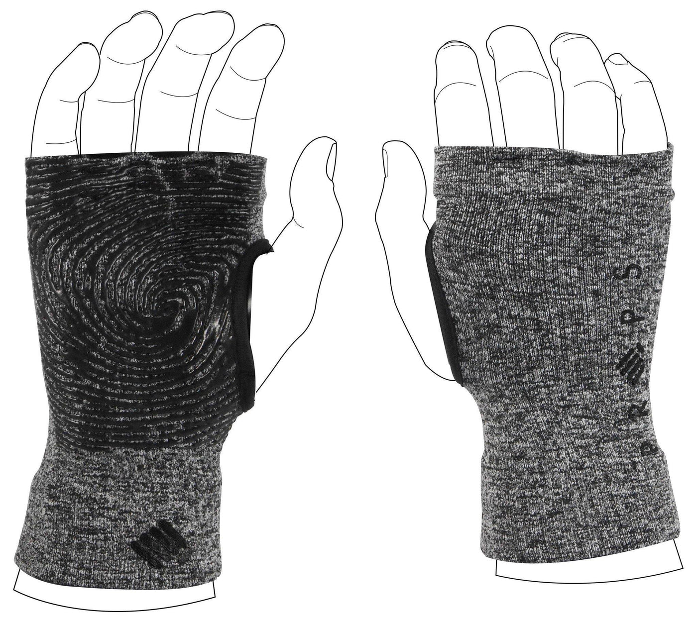 Props Grey Staple Workout Gloves - Product use