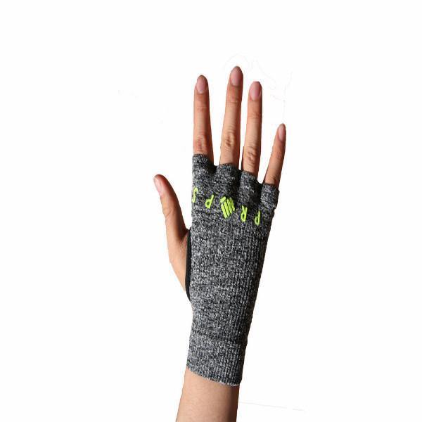 Props Athletics | Grey Yellow Staple Workout Gloves